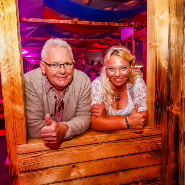 Im Gespräch die Moderatoren des Oktoberfest