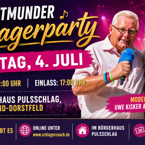 Dortmunder Schlagerparty am Samstag im Bürgerhaus Pulsschlag
