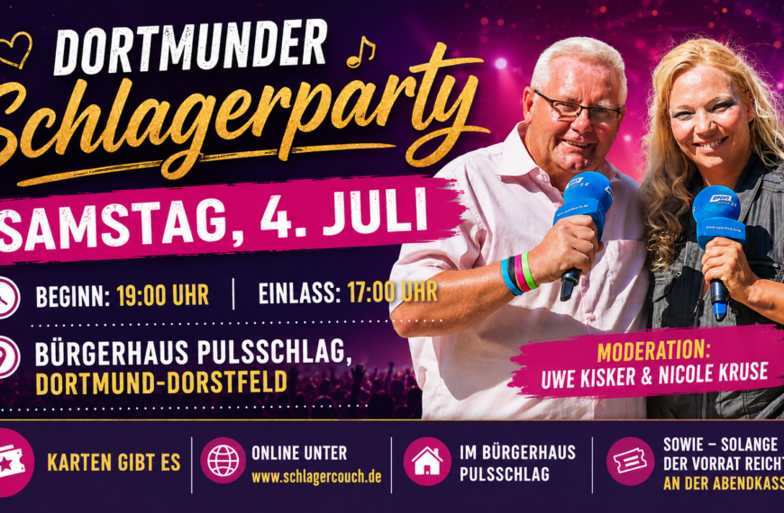 Dortmunder Schlagerparty am Samstag im Bürgerhaus Pulsschlag